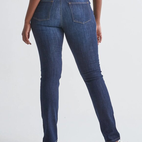 Duer Performance Denim Mid Rise Slim Straight - Picture 3 of 6